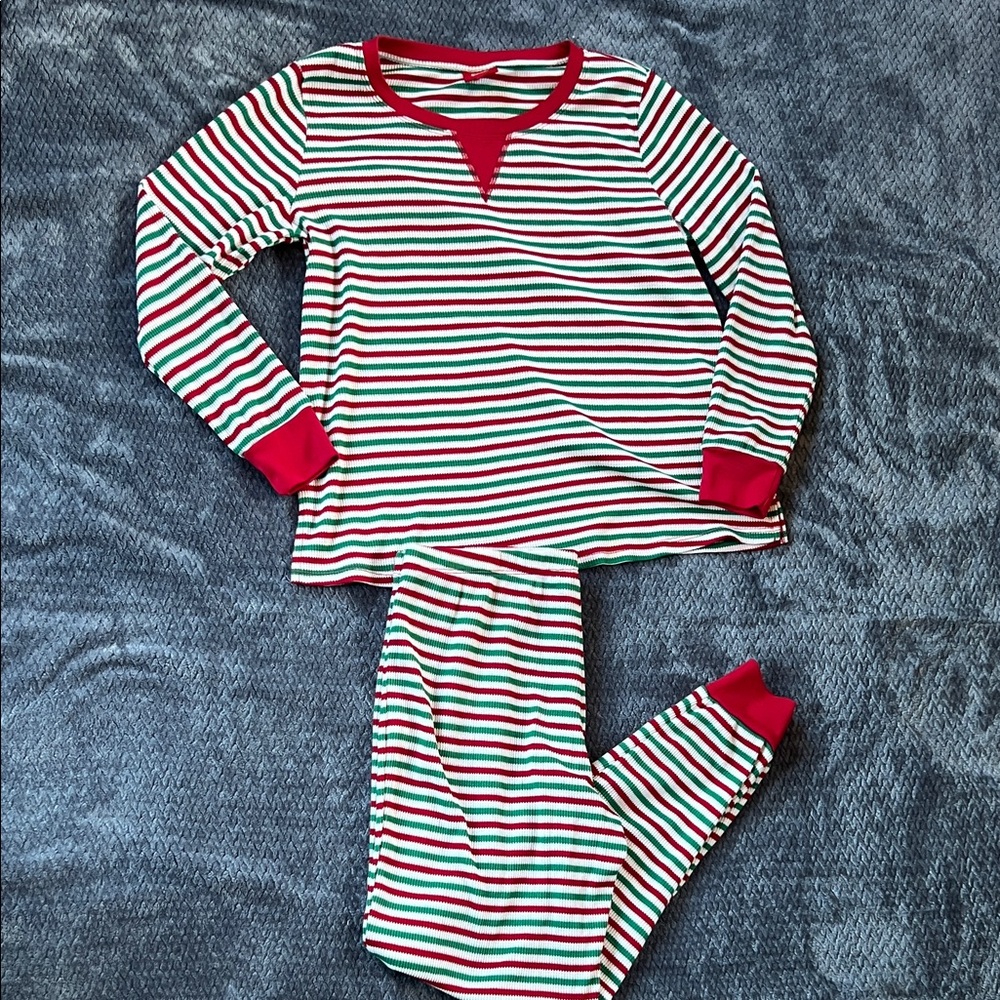 Striped Red and Green women’s Pajamas - Picture 5 of 5
